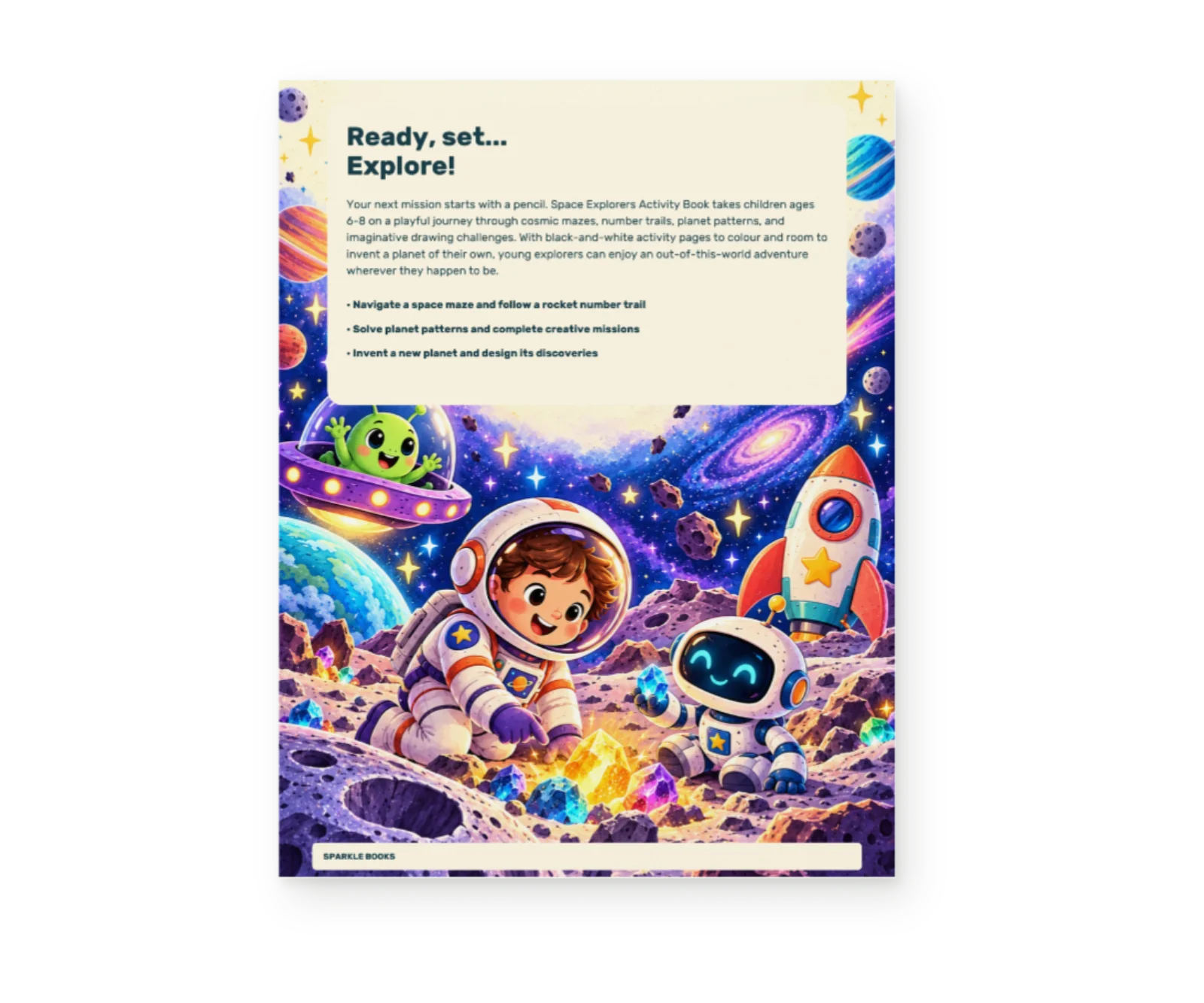 Space Explorers Activity Book · Image 2